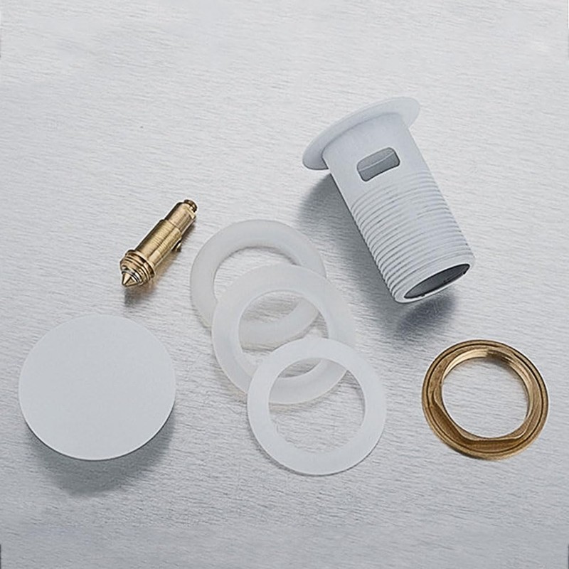 Antfly Drain Fitting Sink with Overflow, Drain Valve, Pop-Up Valve,