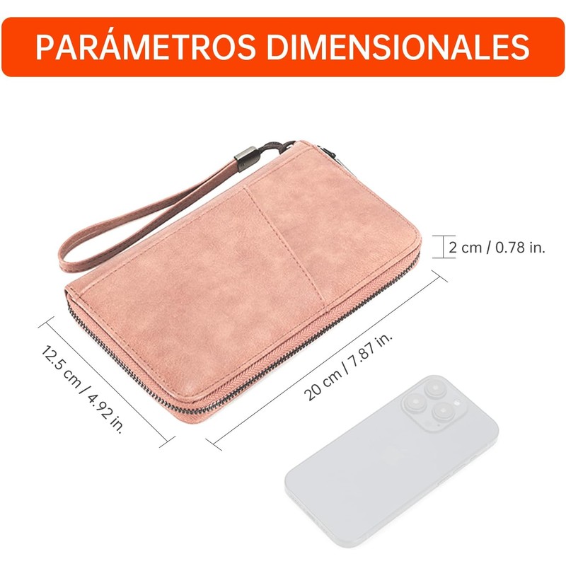 Lumbor37 Porta Pasaporte, RFID para Pasaporte Familiar, Organizador de Documentos
