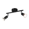 Reality Leuchten Paris R80912032 Spotlight Bar Metal Matte Black Exclusive
