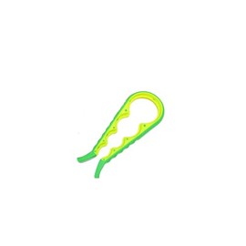 Plastic Jar Opener, Easy Grip Design, Green and Yellow