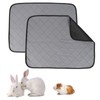 Générique Washable Waterproof Absorbent Guinea Pig Cage Rug for Small