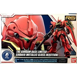 BANDAI RG 1/144 MSN-06S Sinanju Metallic Gross Injection GUNDAM BASE Limited