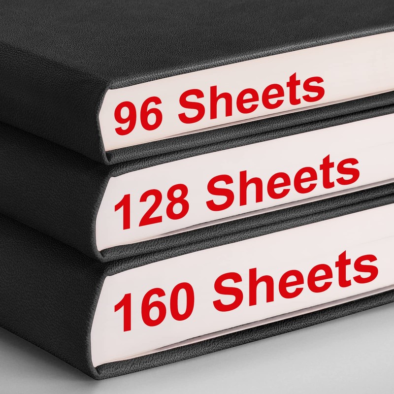 AHGXG Thick Journal Lined Notebook - 320 Numbered Pages Journal