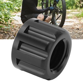 BuyWeek Bicycle Thru Axle Nut, M12 x 1.5 mm Bicycle Hubs Tube Shaft Nut Aluminium Alloy Mountain Bike Thru Axle Nut Bicycle Accessories