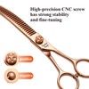 Fenice Peak Professional Dog Grooming Scissors Pet Curved Chunker Shears