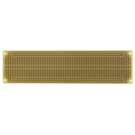 SB830 Solderable PC BreadBoard, 1 Sided PCB, Matches 830 tie-Point breadboard with Power Rails, 7.25 x 1.85in (184.2 x 47.0mm)