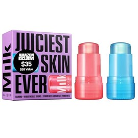 Milk Makeup Set de suero calmante e hidratante para el cuidado de la piel – Reduce el aspecto de hinchazón + enrojecimiento, ilumina la piel + minimiz