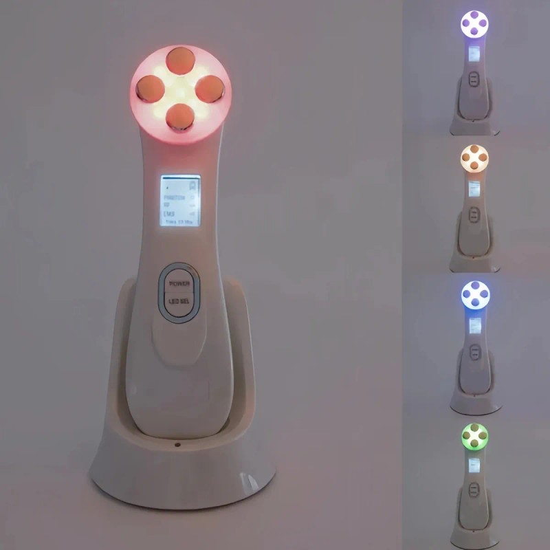 Radiofrecuencia Facial Electroporador Ems Rejuvenece Arrugas Blanco