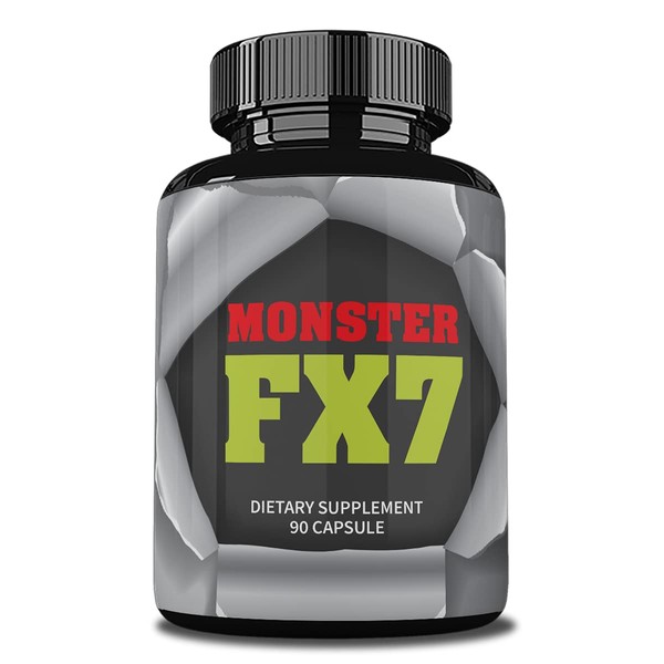 Nutra City Monster FX7 Pills for Men, Monster FX7 Male Support Supplement - 90 Capsules