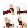 Wrist Wraps with Thumb Loop - Best Heavy Duty Support