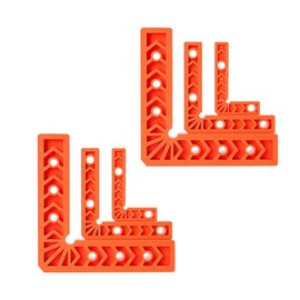 AIMALL Positioning Squares, Right Angle Clamps for Woodworking, Corner Clamp Set, 6PCS, 3", 4", 6" ABS Material
