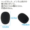 Loveril Pin Microphone Sponge Microphone Windshield Set of 5