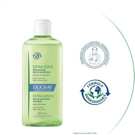 DUCRAY, Extra Suave, Shampoo de Uso Diario, Fórmula Biodegradable, Para Bebés, Niños y Adultos, 200ml