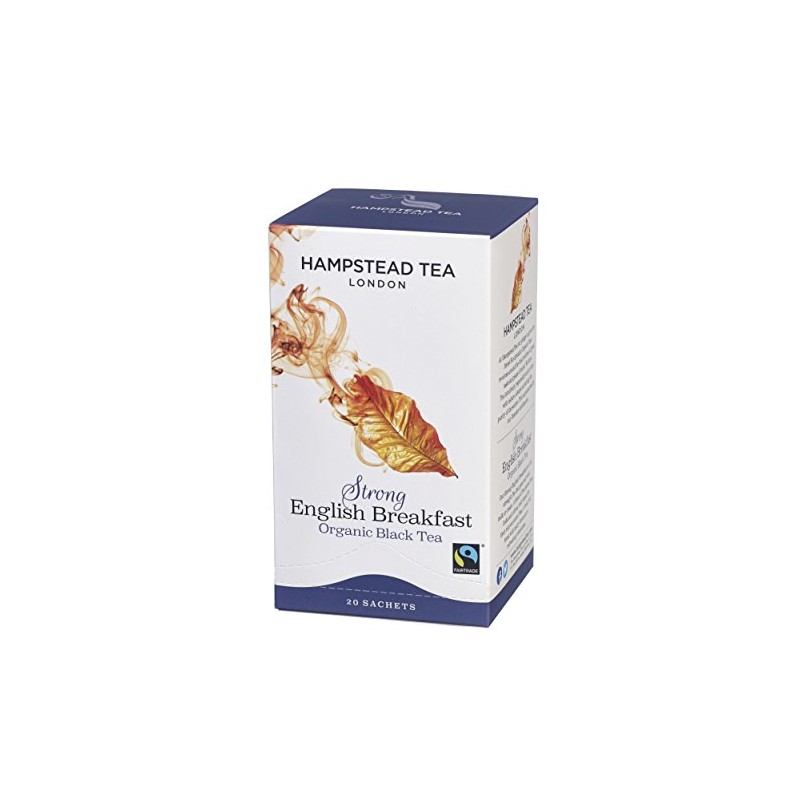 Hampstead Organic Strong English Breakfast 20 Teabags (Pack of 4