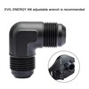 EVIL ENERGY 12AN Male to Male Flare 90 Degree Union