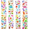 Dinosaur Stickers, 16 Types, Dinosaur Set, Waterproof Sticker Stickers, Notebook