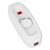 Lamp Switch, Feed-Through Switch Rocker AC 250V 10A Inline ON/OFF
