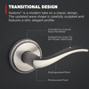 Kwikset Sedona Interior Passage Door Handle, Lever for Closet and