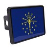 Rogue River Tactical Indiana State Flag Trailer Hitch Cover Plug