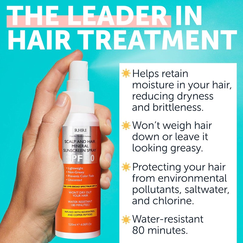 Premium SPF 30 Hair Sunscreen Spray | Non-Greasy UV Protection