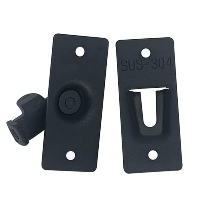 Door Hasp Latch 90 Degree, Stainless Steel Safety Angle Locking