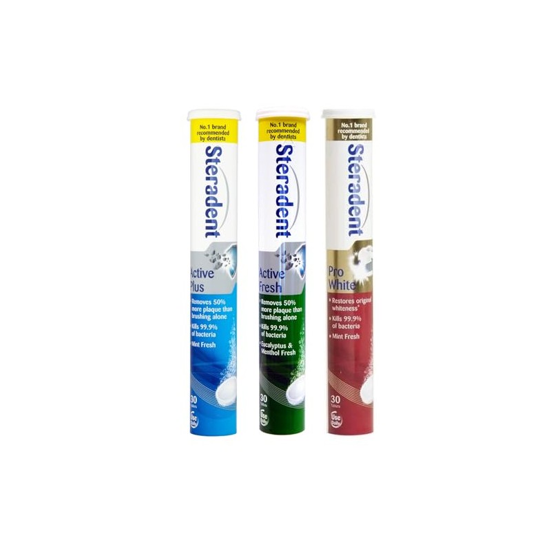 Denture Cleaning Tablets – Active Plus, Active Fresh & Pro