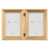Lawrence Frames 4x6 Hinged Double Sutter Burnished Gold Picture Frame