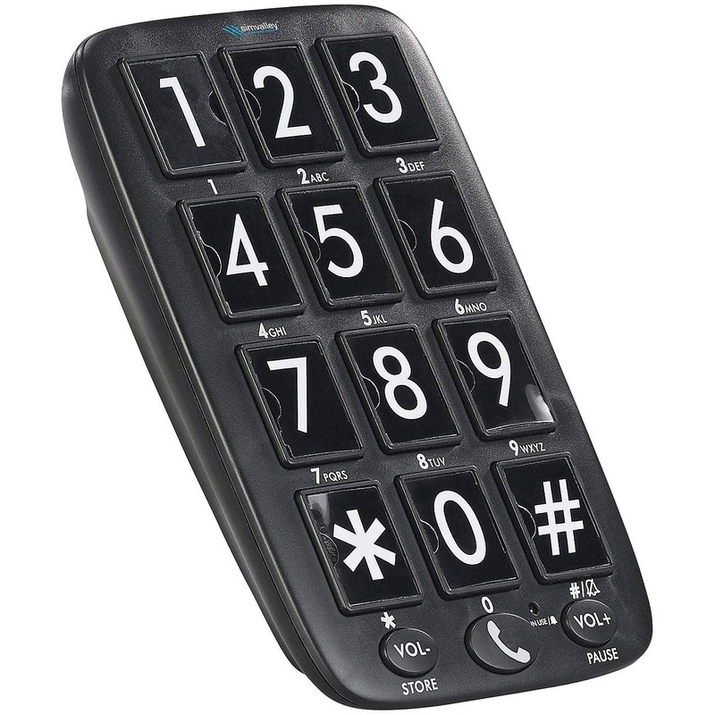 simvalley Communications Senior Telephone: Landline Telephone with 12 Photo Quick