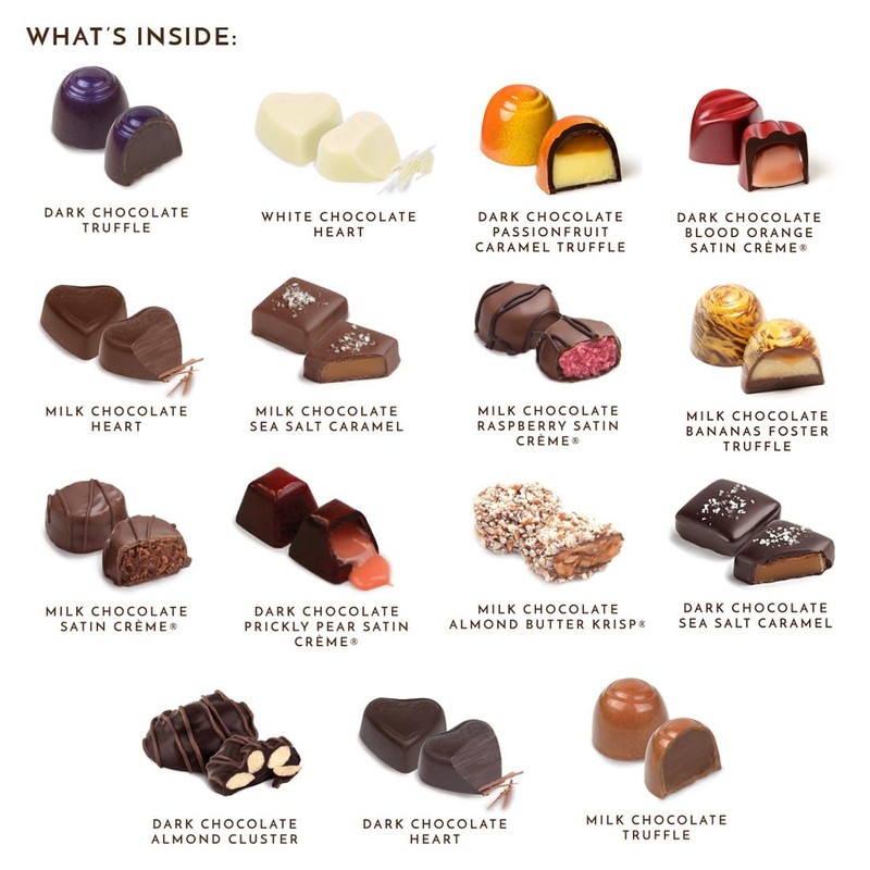 Ethel M Chocolates Centerpiece Collection, 65-Piece Premium Chocolate Assortment