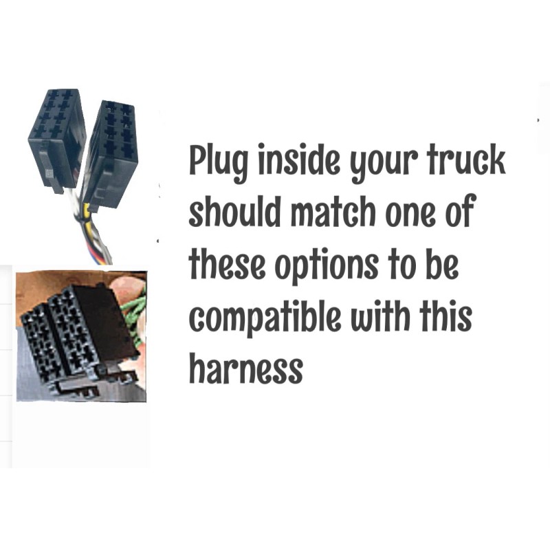 Impulse Freightliner Stereo Wiring Harness Rig Truck Radio CD Player