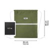 Drawstring Backpack String Bag Sackpack Cinch Water Resistant Nylon for