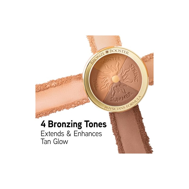 Physicians Formula Bronze Booster Glow-Boosting Season-to-Season Bronzer, Light to Medium,