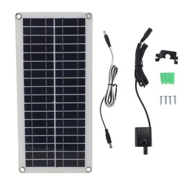 Solar Water Fountain Pump Kit Eco Friendly Energy Saving DC12V 50W Polycrystalline Solar Panel Water Pump for Garden Pond