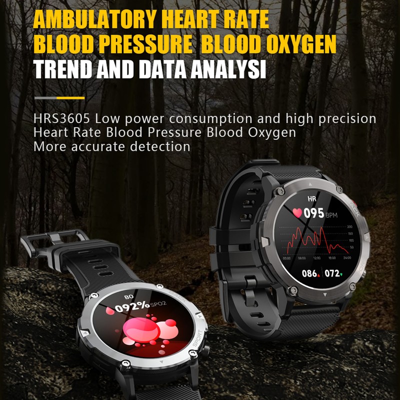 Outdoor Intelligent Watch Bluetooth Calling Men Fitness Wristwatch Electronic Watch