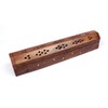 Luxflair Beautiful handmade from sheesham-wood box for incense sticks and