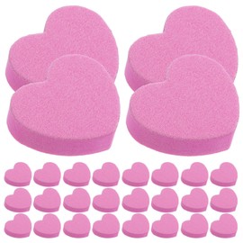 FRCOLOR 50 pcs Nail Buffer Block Nail Files Love Heart Sponge Manicure Grinding Nail Files Double Side Buffing Block Nails Manicure Tools