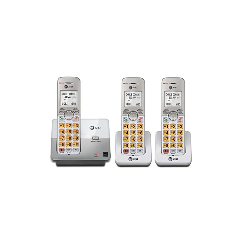 AT&T EL51303 3 Handset DECT 6.0 Cordless Home Phone Full-Duplex