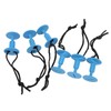 6Pcs Surf Board Leash Leg Rope Plug Nylon Plastic Surf