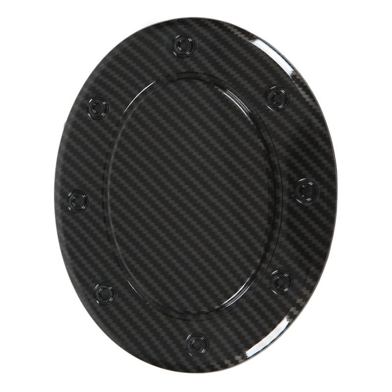 Gas Cap Cover Carbon Fiber Pattern Fuel Tank Door Cover