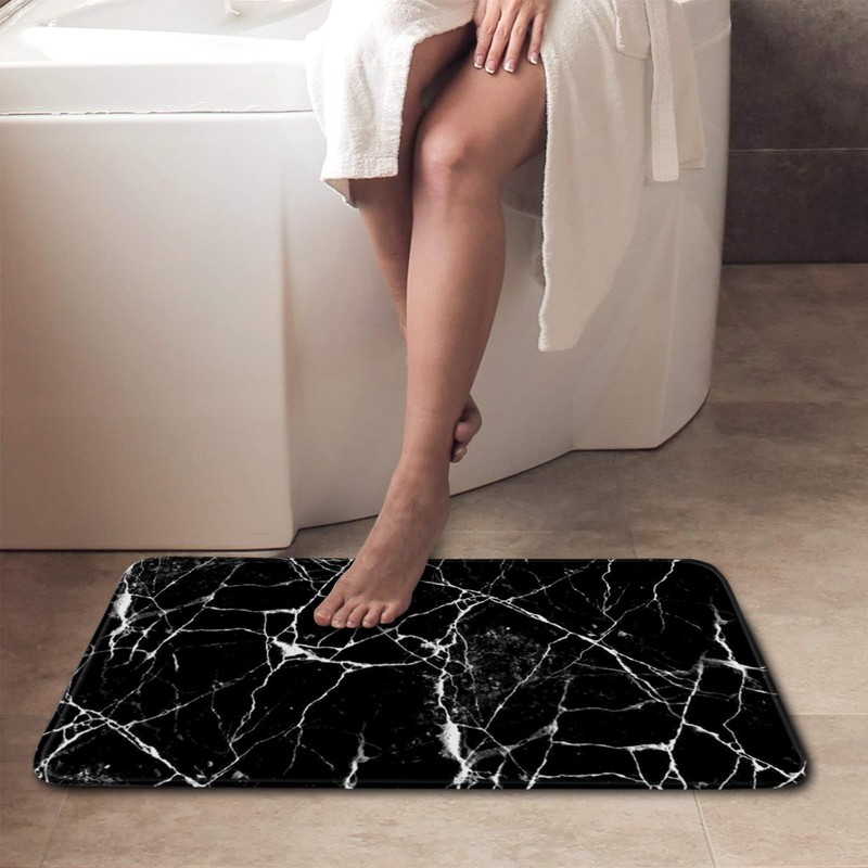 COCIVIVRE 3 Pieces Bath Mat Sets, Toilet Mats, Non-Slip, Water