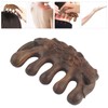 Meridian Wide Tooth Massage Comb Green Sandalwood Head Scalp Massage