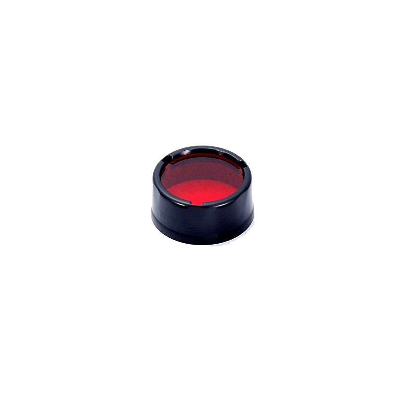 Nitecore Red filter NFR25 with EdisonBright Battery Case for (25.4mm)