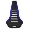 Suzuki LTZ 400 Z400 Gripper Seat cover 2003-2008 BLUE/BLACK/WHITE ribs
