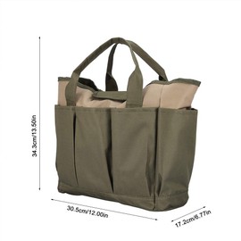 Garosa Bolsa de Almacenamiento de Herramientas de Jardinería Tote de Jardín Herramientas de Jardinería Organizador para el Conjunto de Herramientas de La Planta de Jardín
