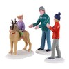 Lemax Christmas Village - ROVER PLAYS RUDOLPH - SET OF