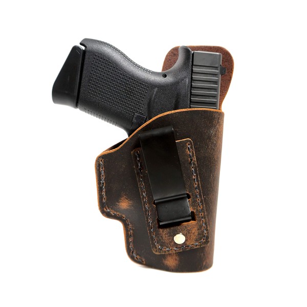 Muddy River Tactical Ruger American Compact - Soft Sided Leather Inside The Waistband (IWB) Concealed Carry Holster (Right Handed)