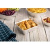 Miamex 25 x Disposable Aluminium Trays with Lids for Transporting