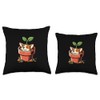 Corgi Planter Gardening Dog Lover Throw Pillow