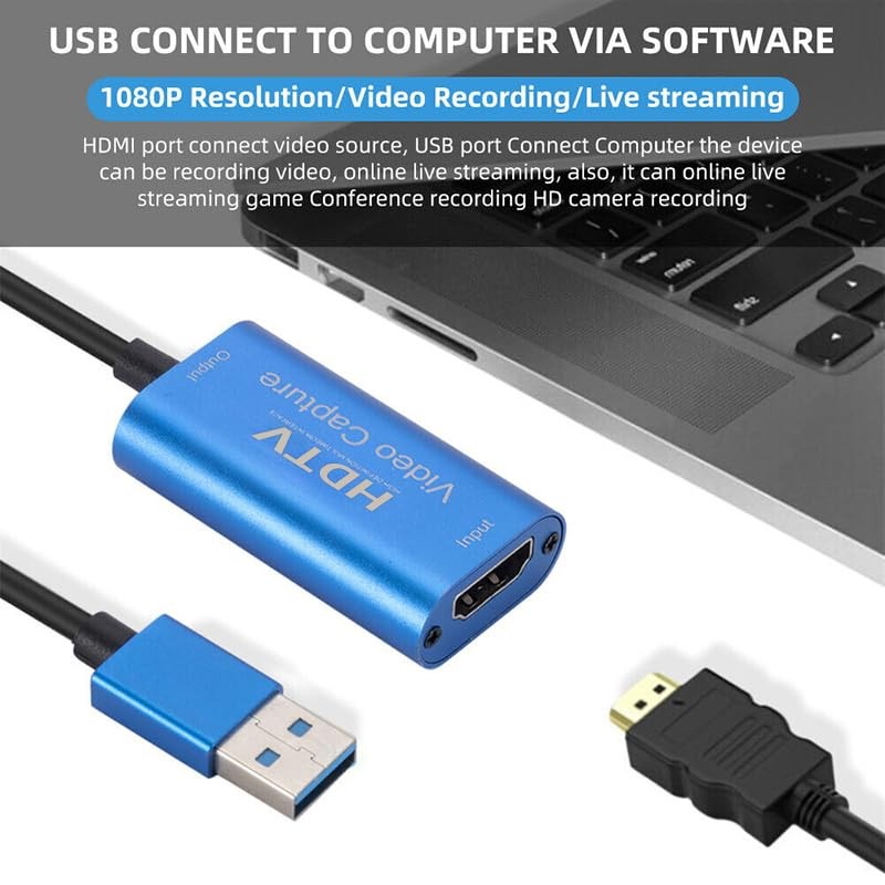 Ultra-High-Definition HDMI to USB3.0 Video Capture Card - Supports 4K/1080P