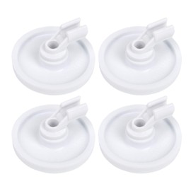 5300809640 154174501 Dishwasher Rack Wheels (4-Pack) by PartsBroz - Compatible Kenmore, Westinghouse, Frigidaire Lower Rack - Replaces AP2135554, AH452448, PS452448 - Upgraded Dishwasher Roller Wheels